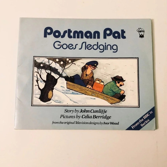 1980s Postman Pat BooksTakes a Message and Goes Sledging - Picture 3 of 16
